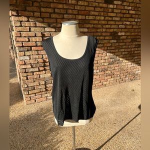 Escada Black Sleeveless Tank Top Vintage (Fits US L)